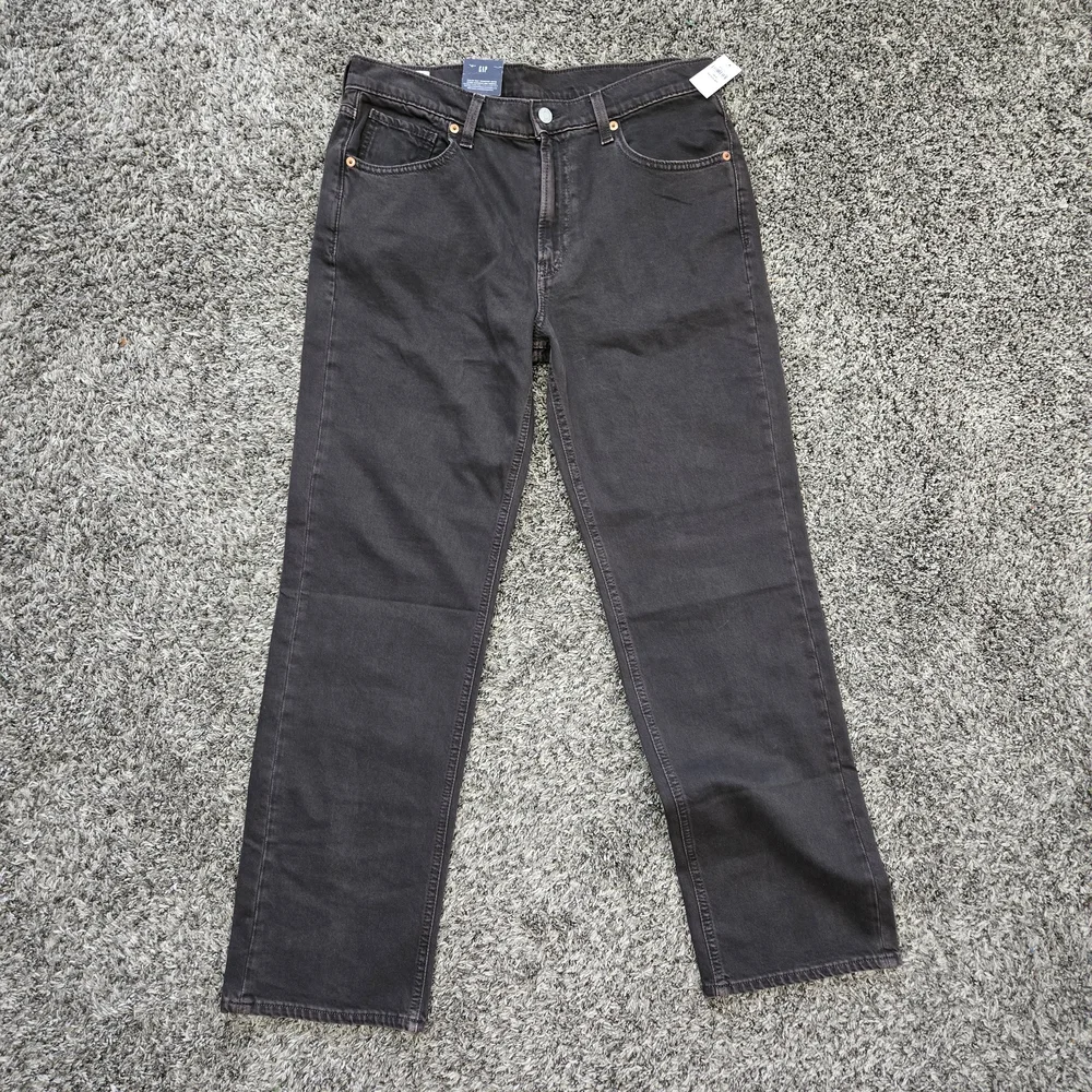 GAP 90s Loose Mid Rise Jeans NWT BROWN 29/8R Straight Leg Retro Street Style - Picture 2 of 6